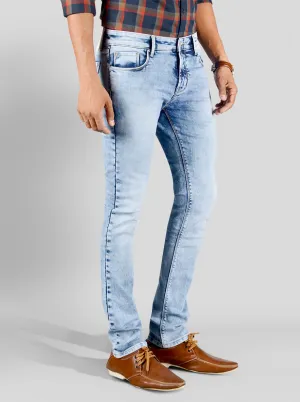 Light Blue Straight Fit Jeans | JadeBlue